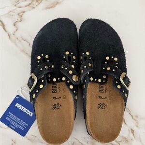 Birkenstock Boston Rivet Clog - Black